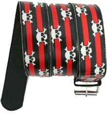 SKULL STRIPE RED