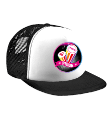 LOGO TRUCKER CAP BLACK