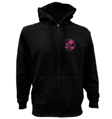 PRIDE LOGO HOOD BLACK
