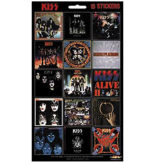 KISS - 15 MINI STICKERS