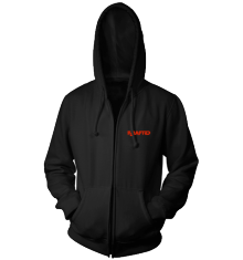 KRAFTED MUSIC - LOGO RED/BLACK ZIP