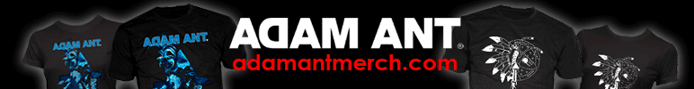 ADAM ANT MERCHANDISE